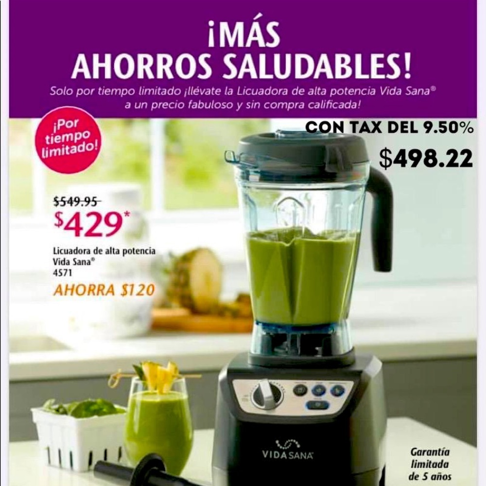 Princess house. High power blender vida sana